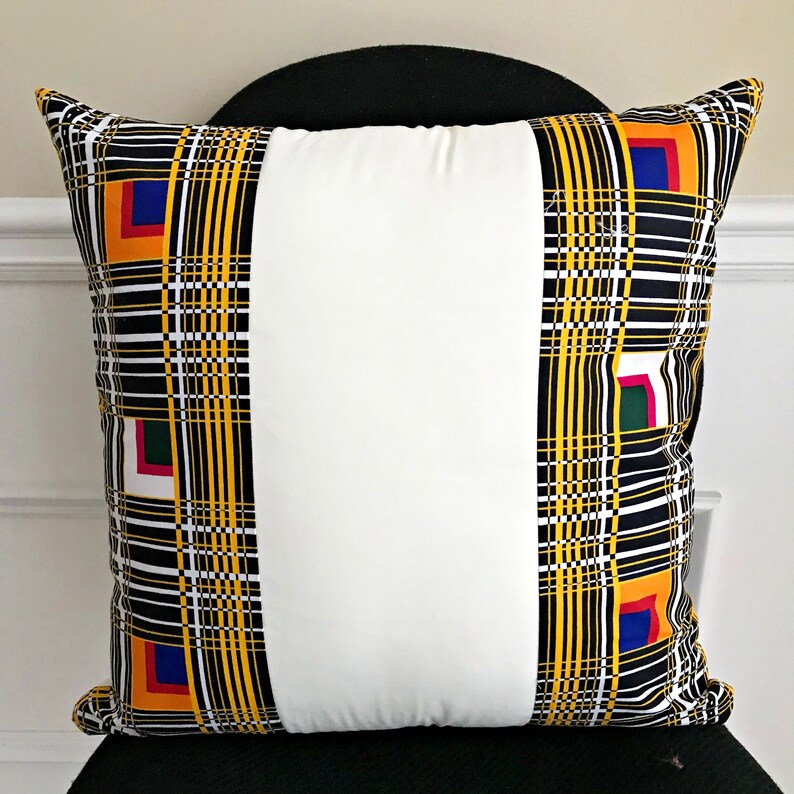 Kente African Print Pillows Covers / Ankara Pillows Covers / Etsy