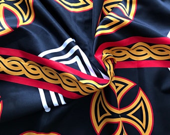 Toghu Satin african fabric / atoghu Silk african fabric from Cameroon / bamenda fabric / Cameroonian traditional fabric / Fabric by the yard