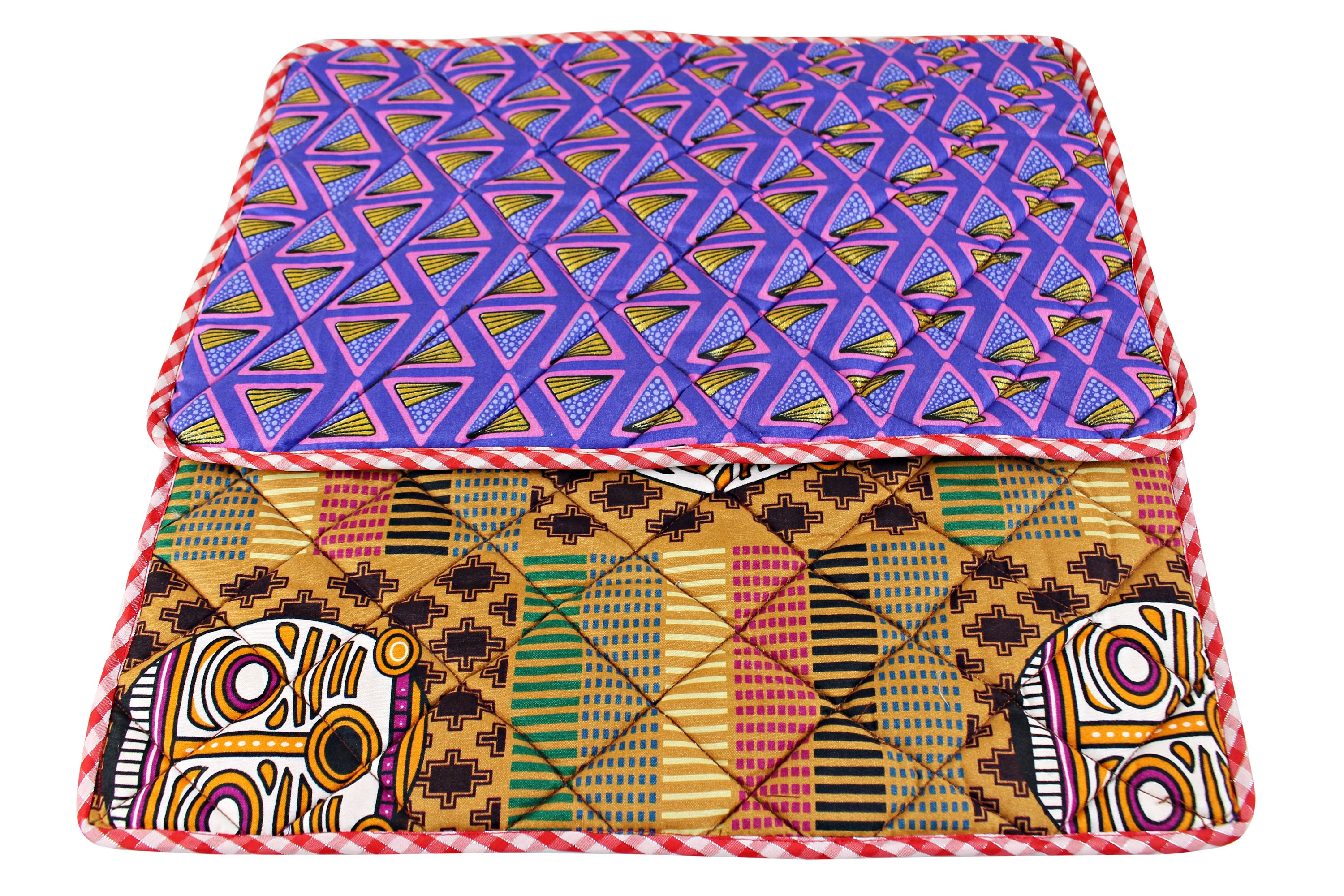 African Print REVERSIBLE Placemats / African Print DOUBLE Etsy