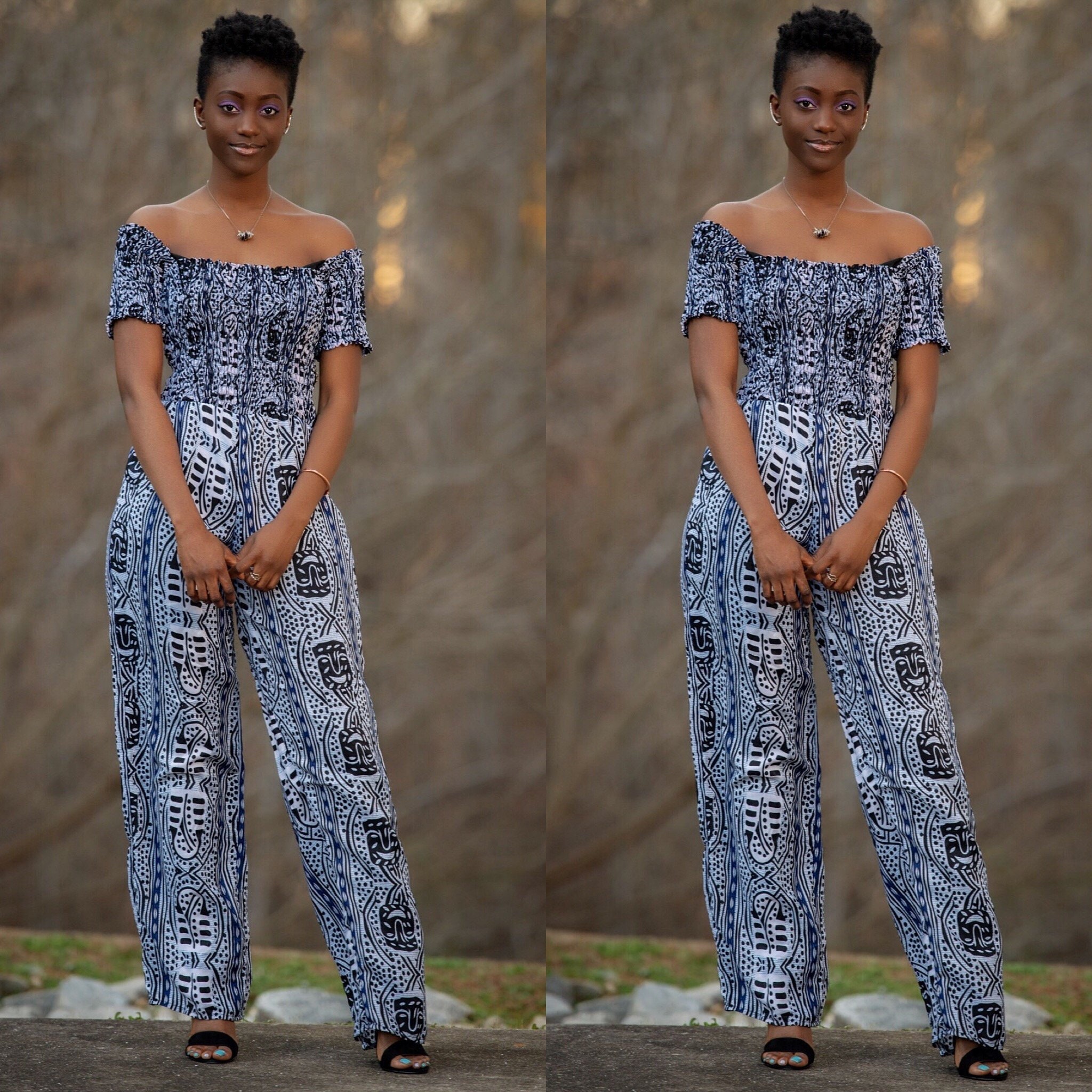African Print Jumpsuit for Women - KAYAMMAH