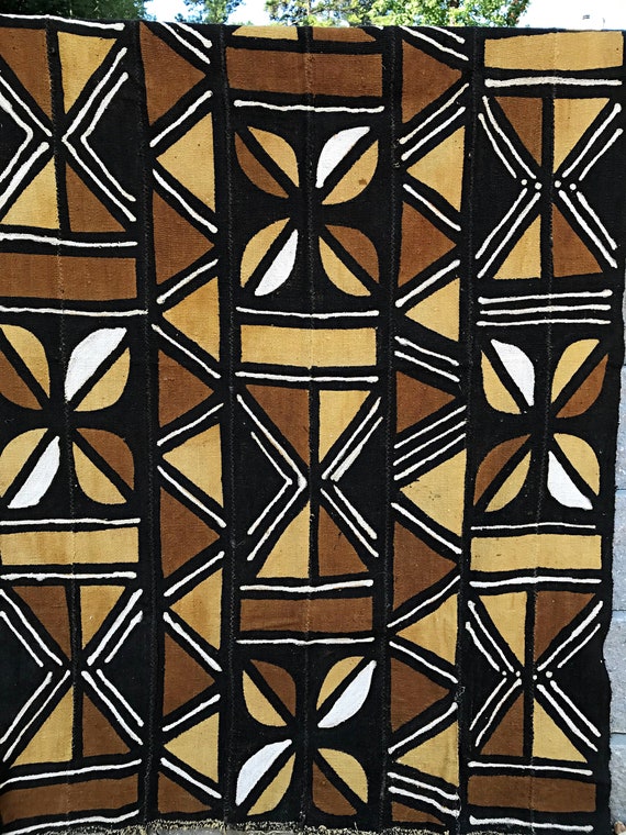 African Mudcloth Fabric / Bambara Mud Cloth / Bogolan Fabric From Mali  African / Handmade Fabric -  Sweden