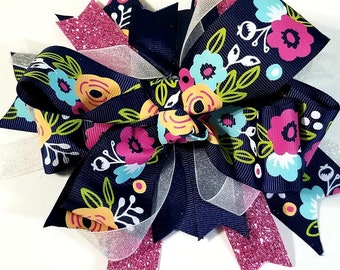 Floral Hair Bow