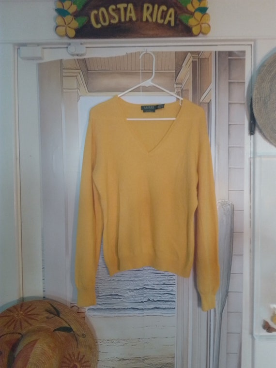 Lauren Ralph Lauren 100% CÀSHMERE Sweater; "Stunni