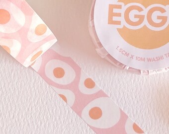 Eggy Washi Tape • Cute Stationery