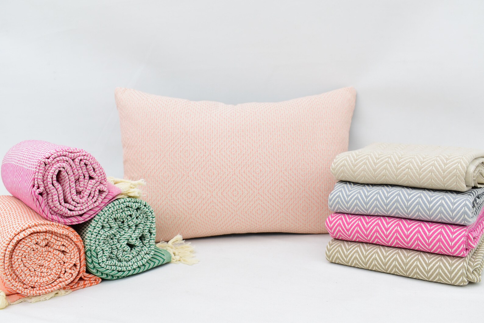 Lumbar Pillow Cover Towel Pillow Cover Pillow Cover Bed Etsy