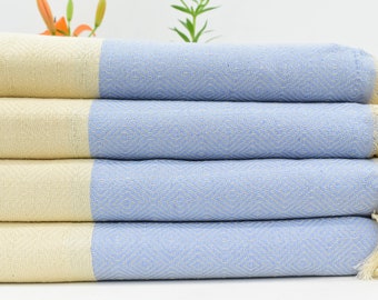 Organic Blanket, Beach Blanket, Turkish Blanket, Throw Blanket, Bedding Blanket, Bedspread, 82x98 Large Blanket Bed Cover Iso-Elms-Pk