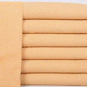 Toalha de rosto, Toalhas de presente de casamento, Toalha de mostarda, Chevron Peshkir, Presente de dama de honra de 20 x 40 polegadas, Toalha decorativa, Toalha de hotel,