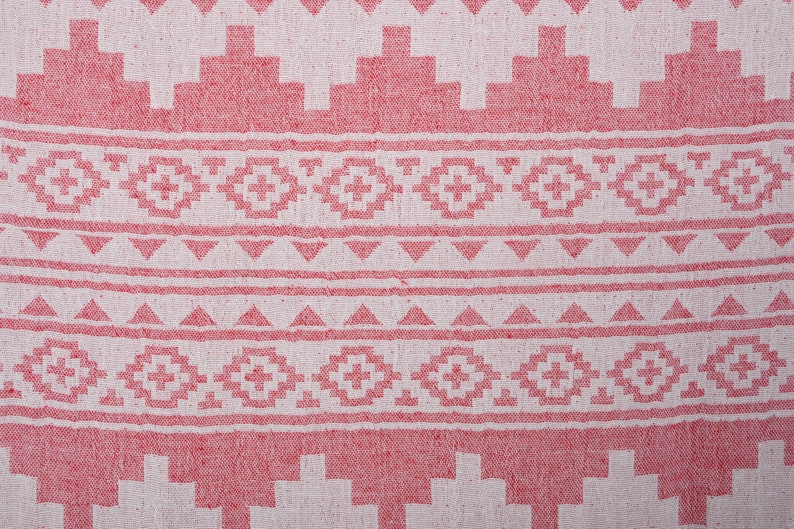 Large Towel, Turkish Blanket, Winter Blanket, Kilim Throw, 56x85 Inches Cotton Blanket, Couch Cover, Gift Blanket, Decorative Blanket, image 9