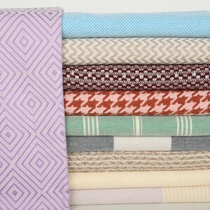 Set of 10 Tea Towel, Organic Cotton Tea Towel, Monogram Hand Towel, Bathroom Towels, Turkish Tea Towel, Best Friend Christmas Gift,