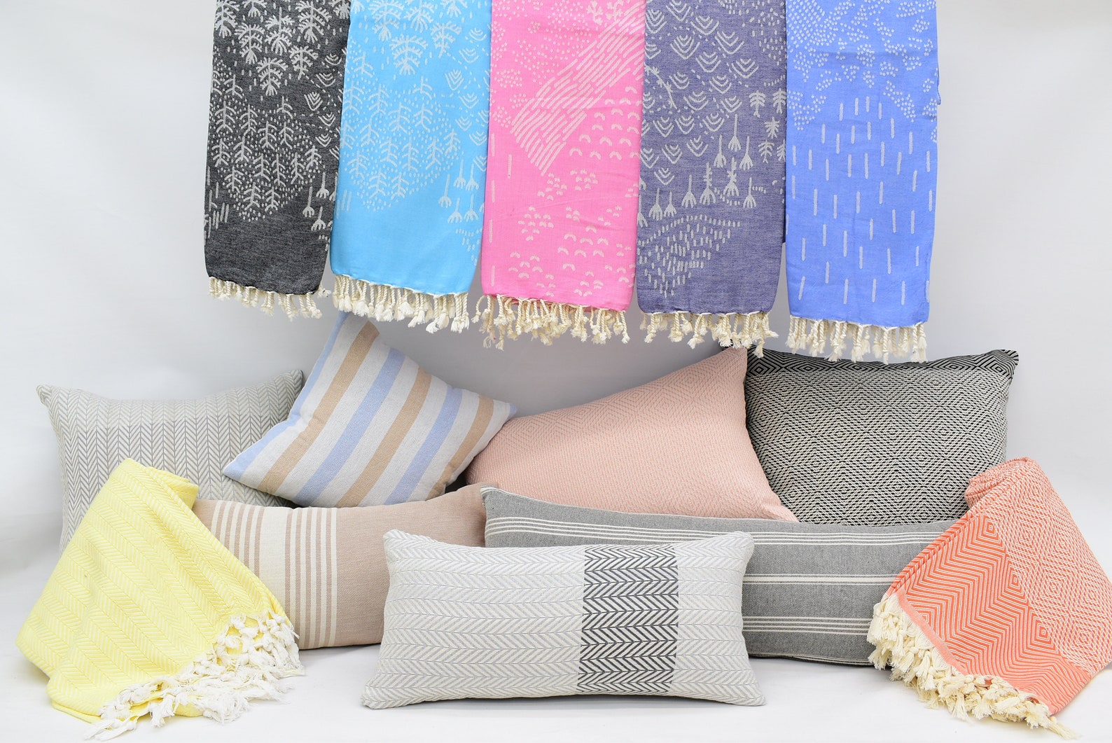 Lumbar Pillow Cover Towel Pillow Cover Pillow Cover Bed Etsy