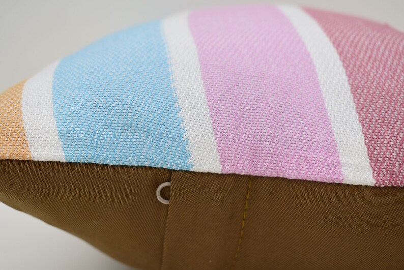 12x18 Decorative Pillow Small Lumbar Pillow Striped Pillow Etsy