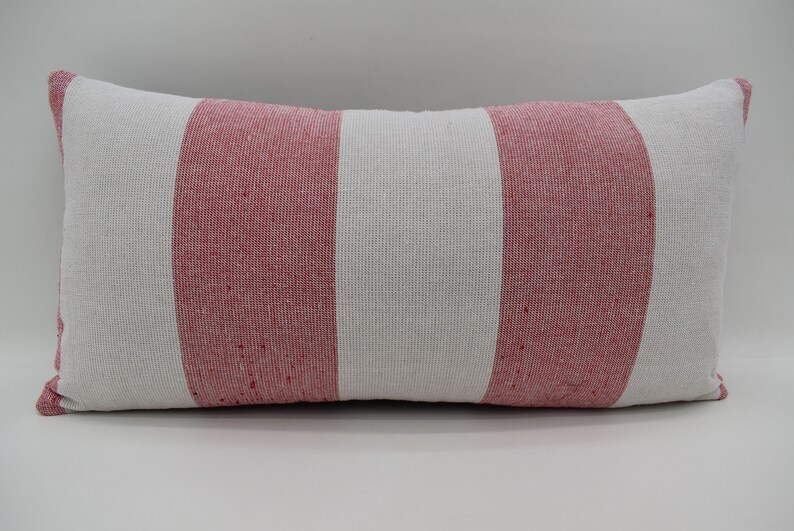 Cushion Cover 12x24 Washable Pillow Throw Pillows Striped Etsy