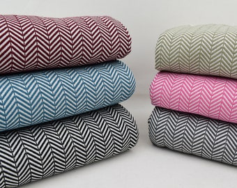 Turkey Blanket, 79x90 Turkish Blanket, Zigzag Turkish Blanket,Large Bedspread,Bed Cover,Bed Blanket, 200x230cm Blanket Throw Bct-Arrw-Pk