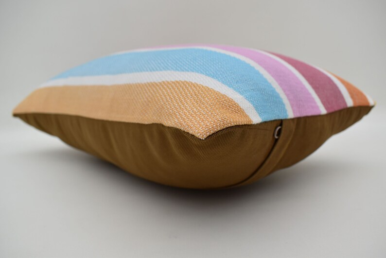 12x18 Decorative Pillow Small Lumbar Pillow Striped Pillow Etsy