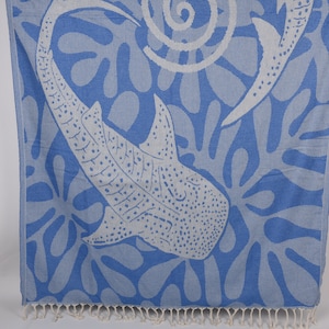 Toalha de praia personalizada, toalha de praia bordada, toalha azul petróleo, toalha de peixe, toalha estampada de 40x71 polegadas, toalha sarongue, toalha pareo,