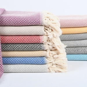 Small Towel, Kitchen Towel, Face Towel, Striped Dishcloth, 18x38 Inches Cotton Peshkir, Monogrammed Towel, Travel Peshkir,