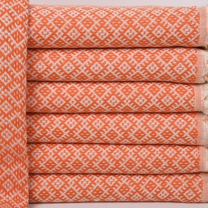 Monogram Beach Towel, Personalized Towels, Orange Towel, Diamond Towel, 40x71 Inches Custom Bath Towel, Bridesmaid Towel, Sauna Towel,