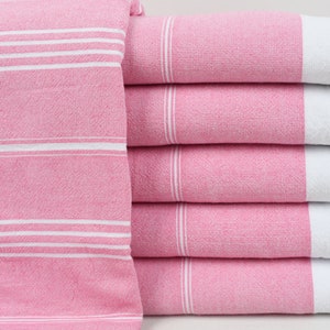 Fuchsia Turkish Towels Bulk, 36x67, Decorative Bath Towel, Towel, Cotton Beach Towel, SOFT Terry Towel, Wedding Gift Towel Bll-SltnTrry