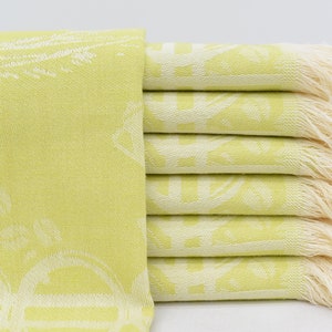20x28 Turkish Hand Towel,Pistachio Green Small Towel, Kitchen Towel,Coffee Design Towel, Tea Towel, Table Decor Towel, Napkin Şhsr-Khv-Pshkr