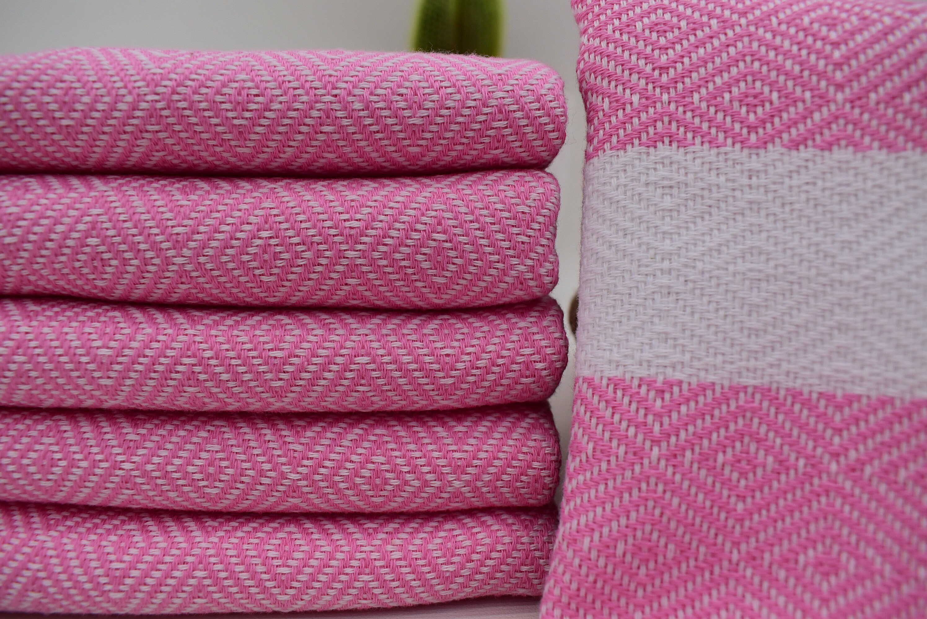 Pink Towel Pink Hand Towel Dish Towel Kitchen Decor Home Decor Etsy
