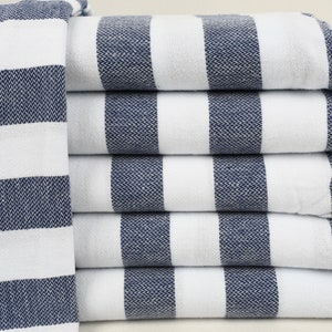 Navy Handmade Towel, Turkish Towel, Bath Towel, Tablecloth, 40x60,Beach Towel, Peshtemal Towel, 100x150 cm,Pool Towel, Towel  Bll-Akgln