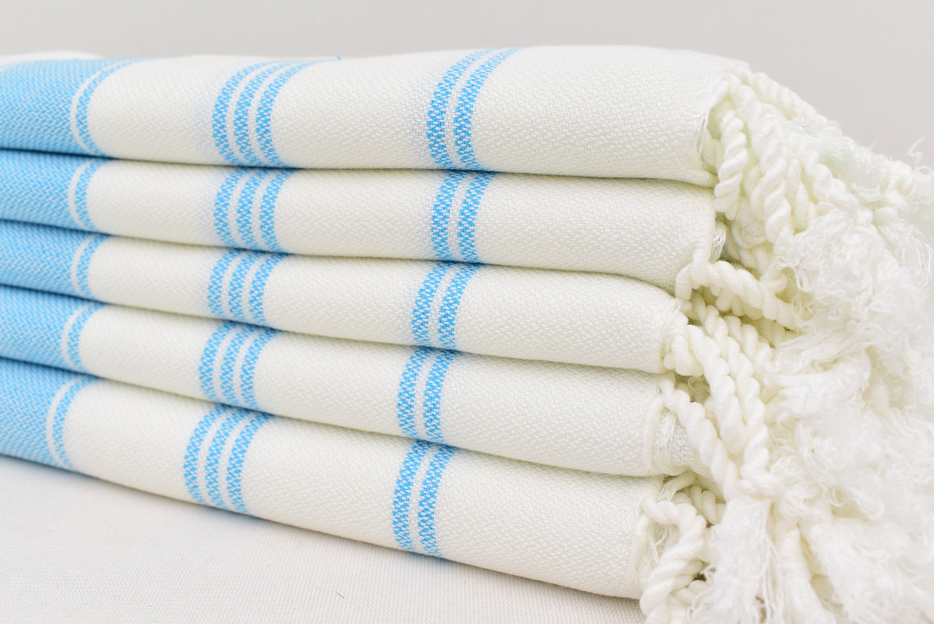 Turquoise Towel Turkish Hand Towel 18x40 inch 45x100cm Tea Etsy
