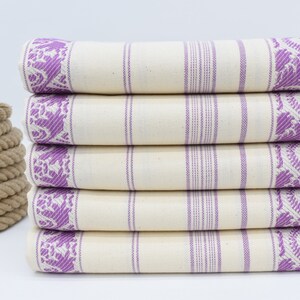 Purple Wedding Towel,Turkey Towel,Turkish Towel, Small Couch Towel, 40x70, Fouta, Patterned Towel, Handwoven Towel, Peshtemal Towel Bll-Akrp