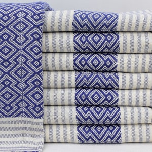 Turkish Towel, Turkey Towel,Towel, 40&quot;x70&quot;, Wedding Gift Towel, Handwoven Towel, Absorbent Towel, Towel, Organic Towel,Peshtemal Tkr-Azr