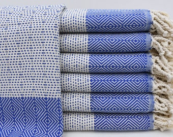 Turkish Hand Towel, Kitchen Towel, Gift Hand Towel, Small Hand Towel, Organic Hand Towel, Sax Blue Dish Towel, 20&quot;x36&quot; Towel, Iso-Nfs-Pshkr