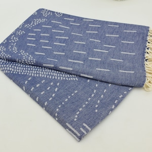 Premium bath towel from 100% cotton soft high absorbant spa comfort luxury Navy Towel, Nature Patterned Turkish Towel Turkish Peshtemal 40x70 Double face Patterned Beach Towel Bath Towel Aztec Towel mountail