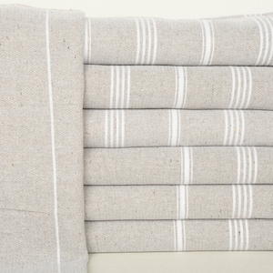 Striped Cotton Tea Towel: Personalized Turkish Hand Towel (18&quot;x36&quot;)