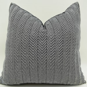 Black Pillow,Herringbone Pillow,Throw Pillow,Turkish Pillow,Peshtemal Pillow,Home Decor Pillow,Pillow Cover,Organic Pillow Mn ALLSIZE