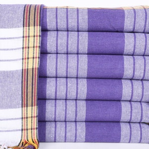 Turkish Towel, Personalized Turkish Towel, Purple Towel, Striped Peshtemal, 32x71 Inches Monogrammed Towel, Home Decor Towel,