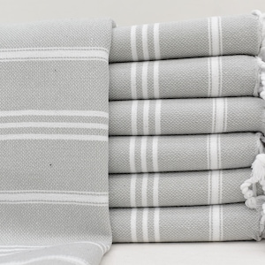 Gray Towel, Turkish Hand Towel, Turkey Hand Towel, Hand Towel, Towel, Organic Cotton Towel, 24&quot;x40&quot; - 60x100 cm,Gift Towel Bll-Sltn-Pshkr