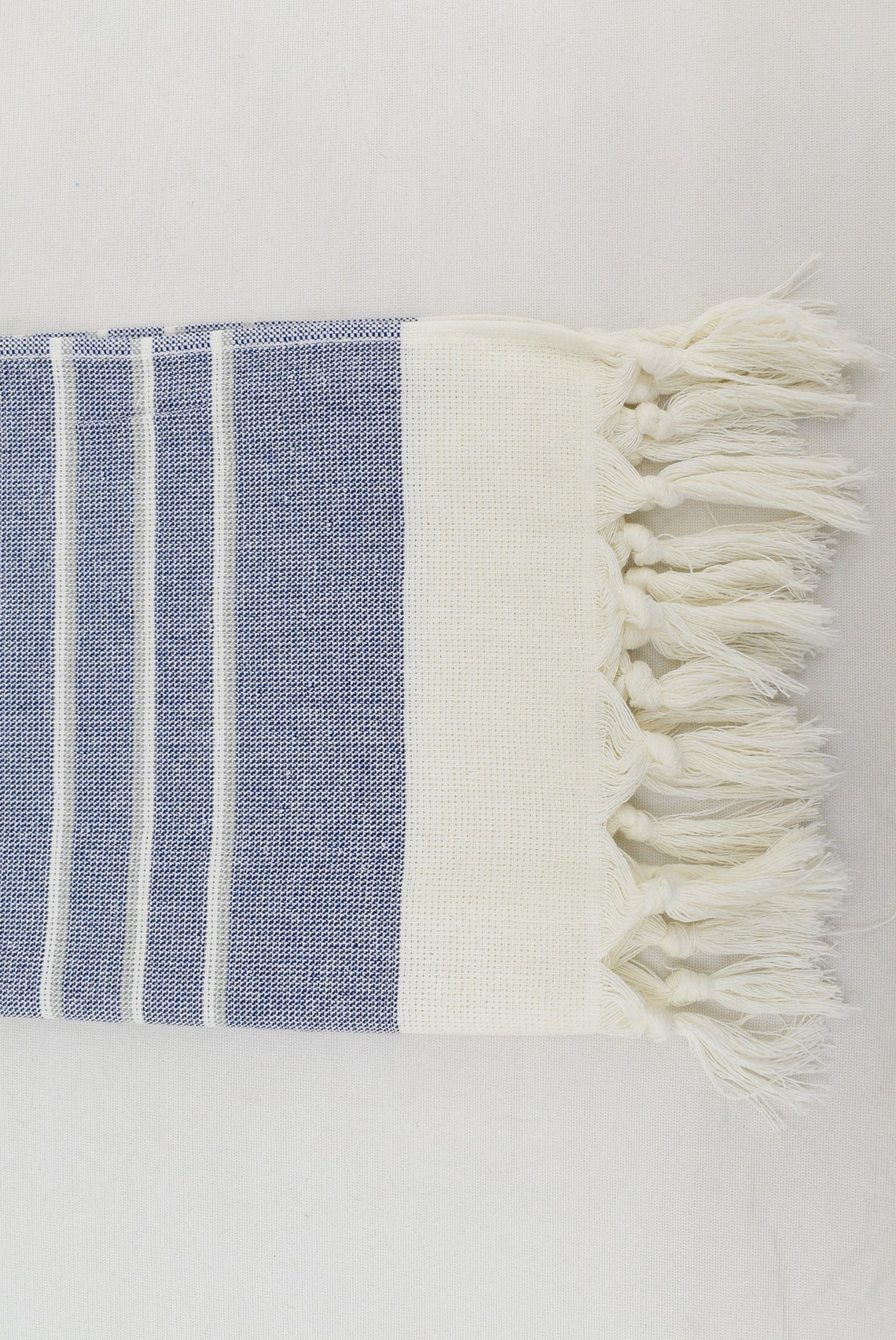 Navy Turkish Hand Towel Turkey Hand TowelStriped Hand Etsy