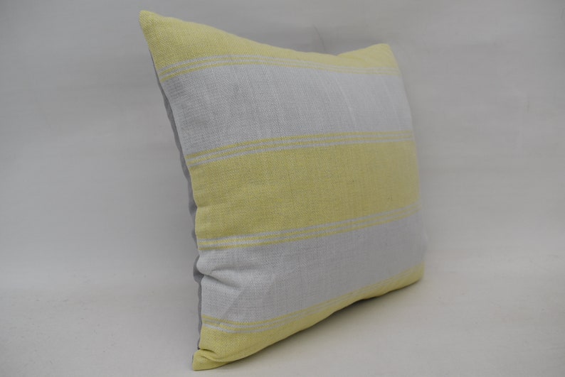 yellow throw pillow cover