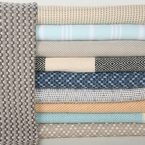 Monogram Kitchen Towel, Set of 10 Dish Towel, Personalized Dish Towel, Turkish Hand Towel, Organic Cotton Tea Towel,