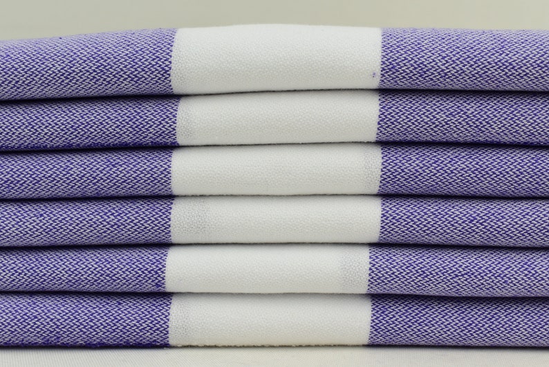 Purple Turkish Hand Towel, Tea Towel, Kitchen Towel, 24x34, Small Towel, Dish Towel, Bridesmaid Gift Towel, Head Towel Bll-Mrn-Pshkr image 5