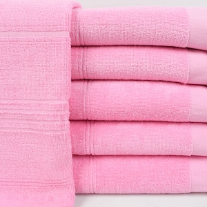 Wedding Gift Towel, Turkish Towel, Decorative Bath Towel, Bath Towel, Cotton Towel, Pink Bath Towel, Terry Towel, 36&quot;x66&quot; Towel, Bll-BylTrry