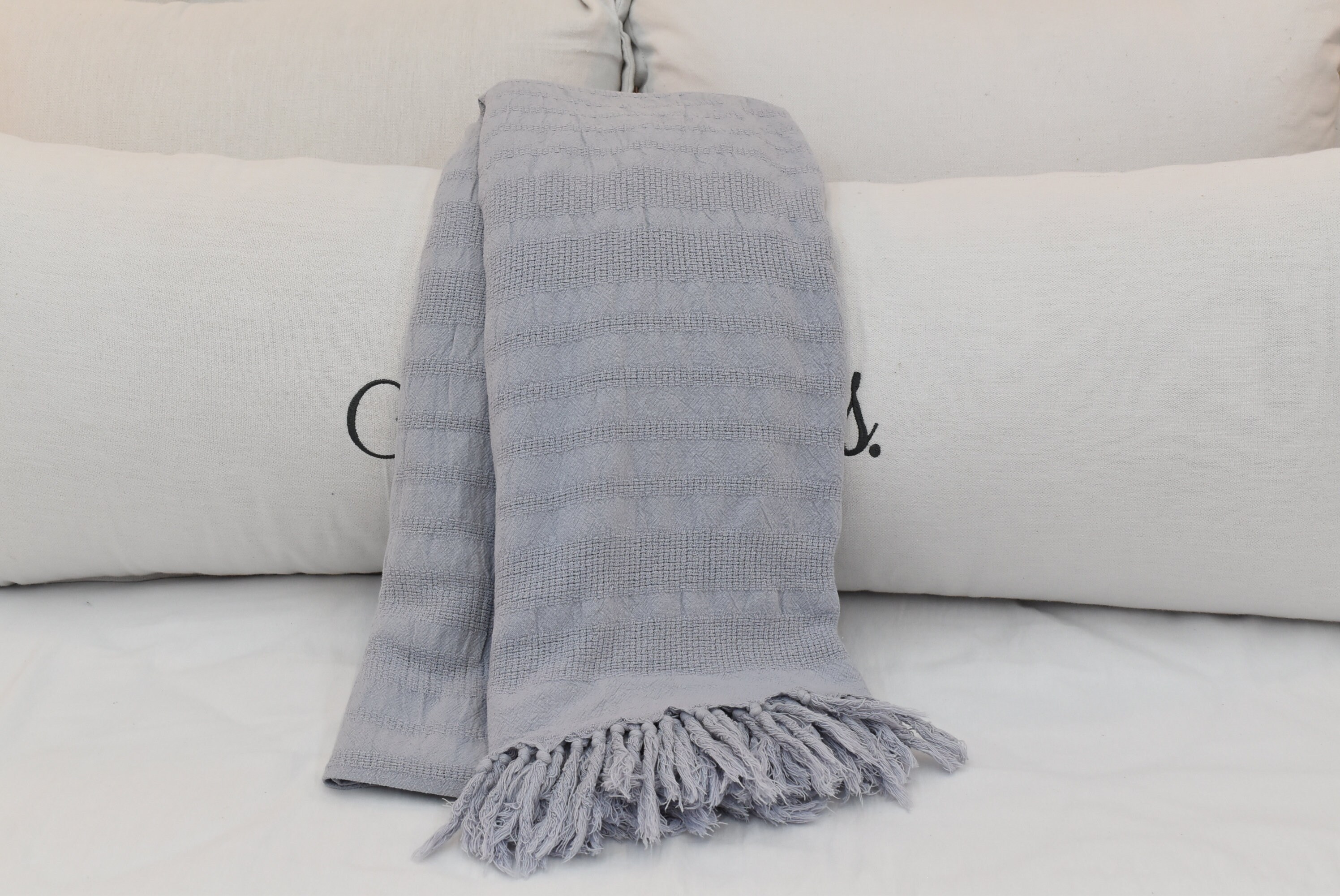 Türkische Überwurfdecke In Stonewashed – Weich, Leicht, 203 X 145 Cm, Perfekt Für Sofa, Strand & Yoga