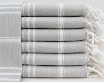 Hand Towel, Light Gray Hand Towel, 24&quot;x40&quot;,Wedding Gift Towel, Wholesale Hand Towels, Small Towel, Dish Towel, Kitchen Towels Bll-Sltn-Pshkr