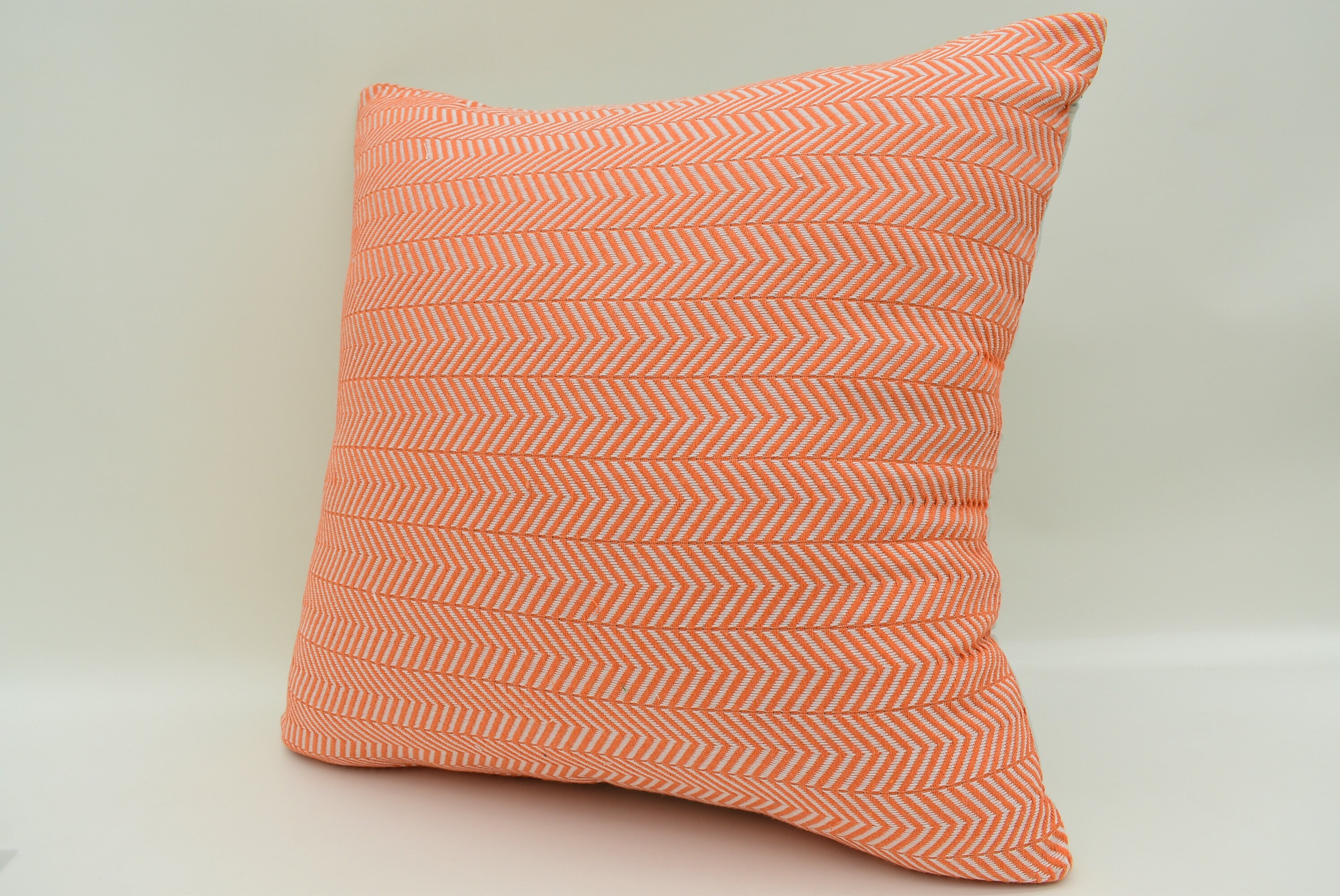 Large Pillow Orange Pillow Cover 22x22 Pillow Cover Big Etsy