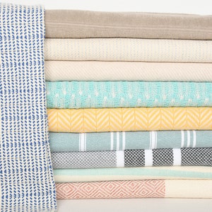 Set of 10 Tea Towel, Turkish Hand Towel, Personalized Kitchen Towel, Turkish Towel Hand Towel, Organic Cotton Hand Towel,