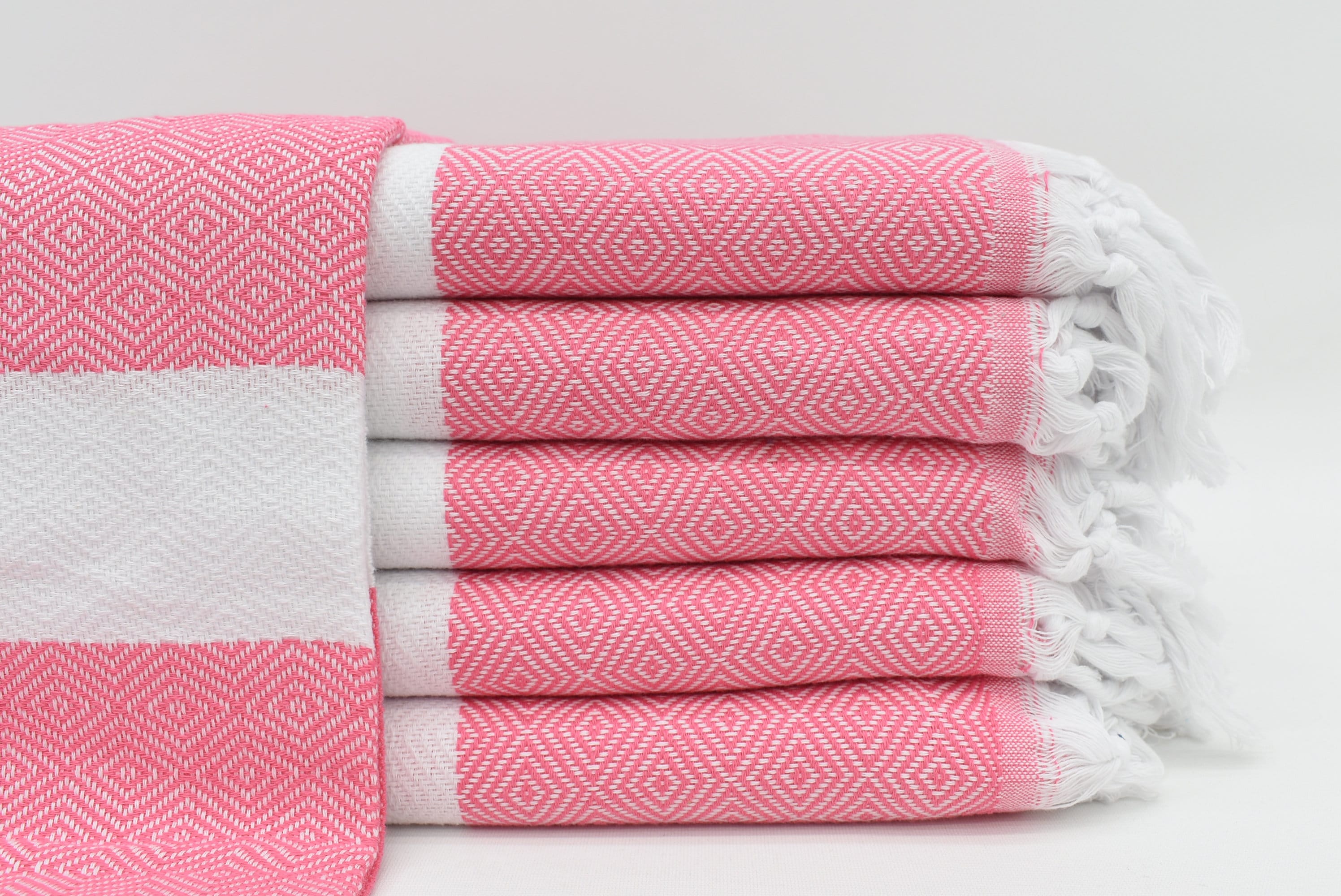 Pink Turkish Bath Towel Beach Towel 40x70 Wedding Towels | Etsy