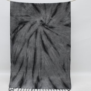 Decor Towel, Organic Cotton Towel, Turkish Towel, 28x60 inches, Beach Towel, Black and White Towel, Decorative Towel, Bath Towel Bct-SltnBtk