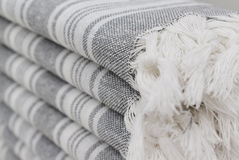 Wholesale Towel Beach Towel Turkish Towel Dish Towel Gray Etsy