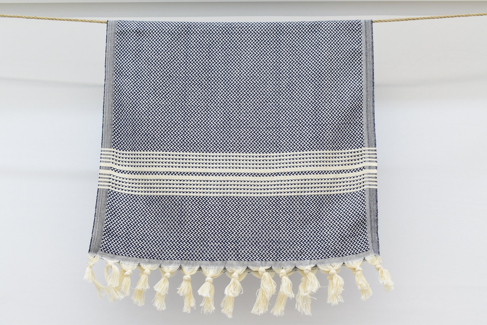 NAVY HAND TOWEL Turkish Hand Towel Small TowelGift Towel Etsy