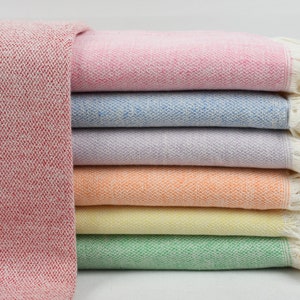 Personalizable Towel, Turkish Towel, Beach Towel, Flat Towel, 40x71 Inches Cotton Towel, Embroidered Towel, Bachelor Peshtemal,