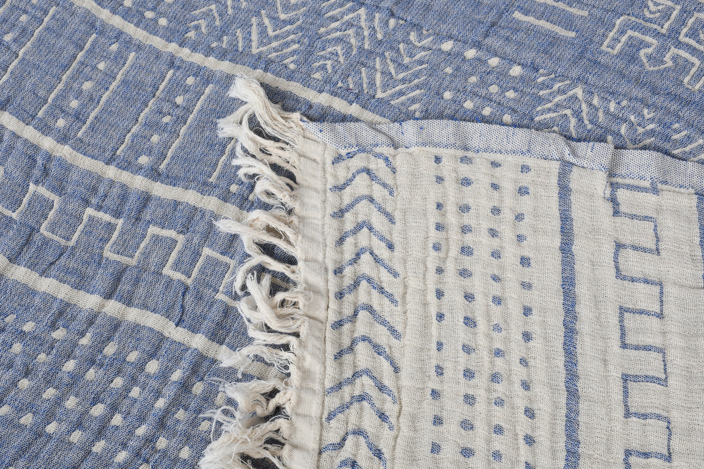 Wholesale Blankets Picnic Blanket Aztec Design Bedspread 79x91 Inches Shower Curtain King Size Blue Blanket Bulk Order Throw Etsy Canada