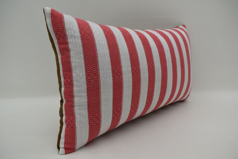 12x22 Pillow Covers Decorative Pillow Lumbar Pillow Striped Etsy